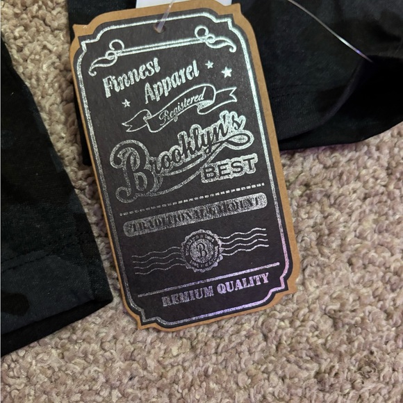 NWT, Brooklyn's Best Boy's Black Camouflage Hoodie with Red 'Savage' Print, Med - Picture 2 of 7